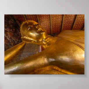 Liggende Buddha i Bangkok Poster