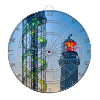 Lighhouse och Alfabetisk Torn Darttavla