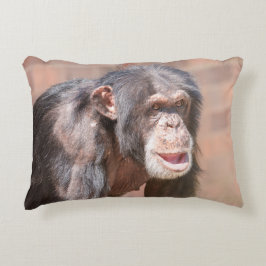 Light and Stillness - Chimpanzee Stance Prydnadskudde