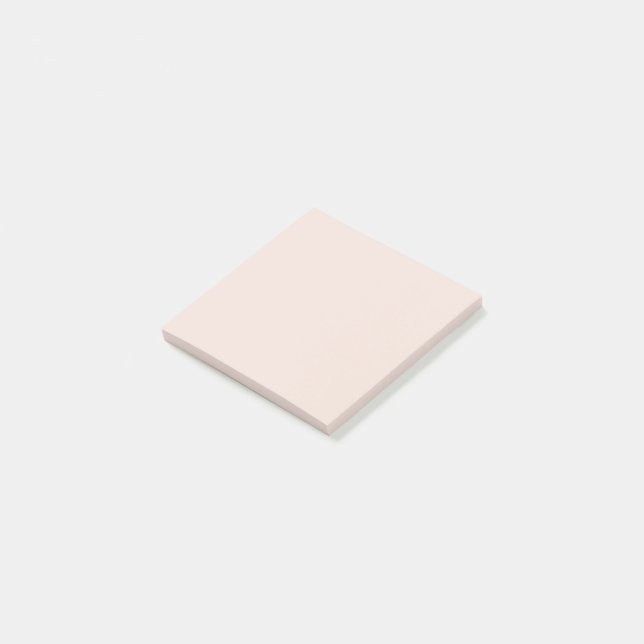 Light Ballet Tofflor Rosa Solid Färg Post-it Block (Vinklad)