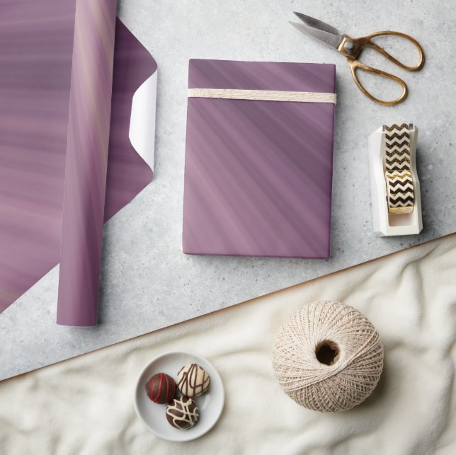 Light Beams On Mauve Presentpapper (Hantverk)