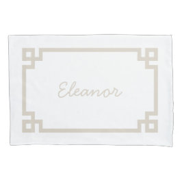 Light Beige Grekiska Nyckel Monogram Standard