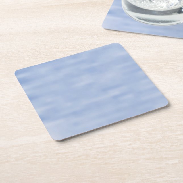 Light Blå himmel mönster party Underlägg Papper Kvadrat (Vinklad)