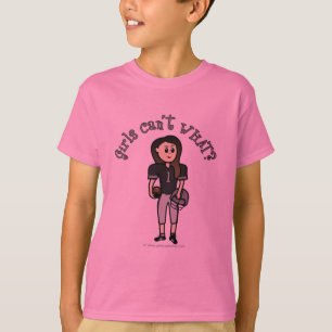 Light Black Football T-shirt