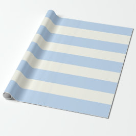 Light Blue and Cream Awning Rand Presentpapper
