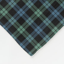 Light Blue and Grönt Campbell Klan Ancient Tartan