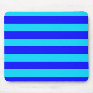 Light Blue and Mörk blått Rand Design Musmatta