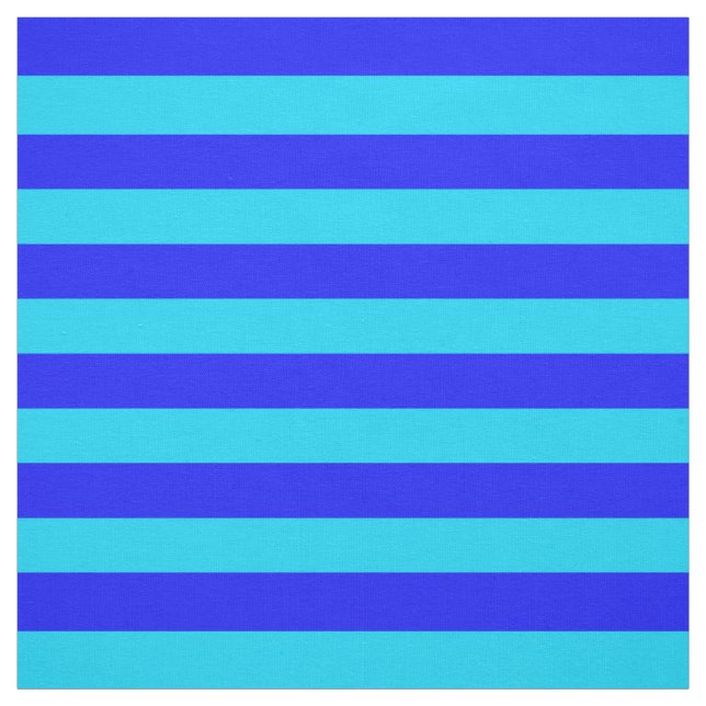 Light Blue and Mörk blått Rand Design Tyg (Provkarta)