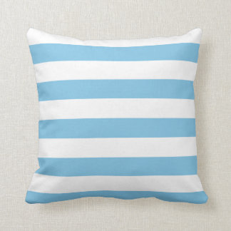 Light Blue and White Rand Kudde