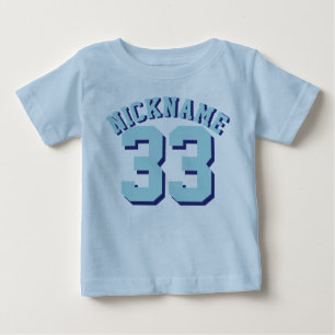 Light Blue & Aqua Baby Idrottsedel Jersey Tröja