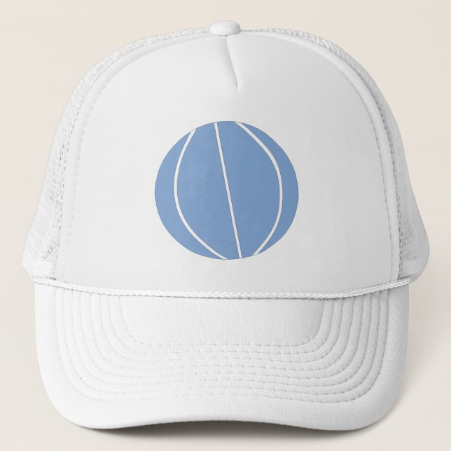 Light Blue Basketball Hat Keps (Framsida)
