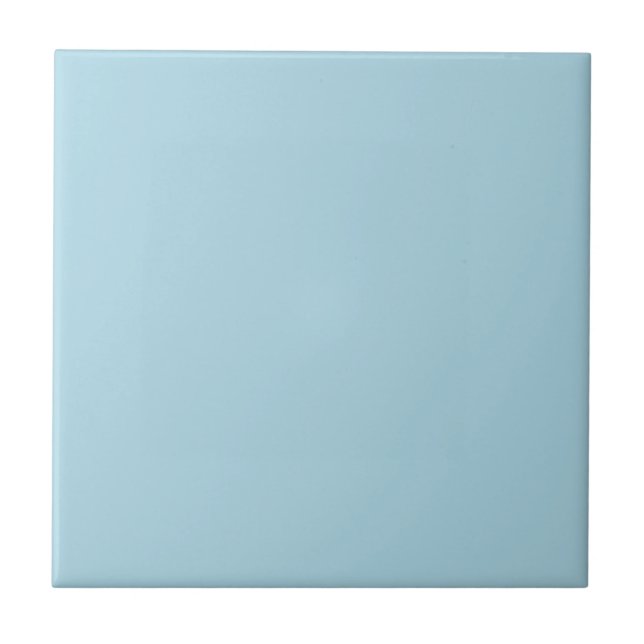 Light Blue Blek Pastel Solid Plain Färg Kakelplatta (Framsidan)
