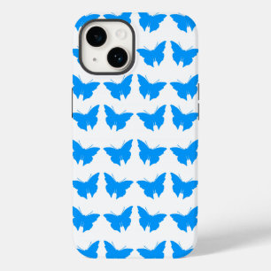 Light Blue Bold Mod Butterflies