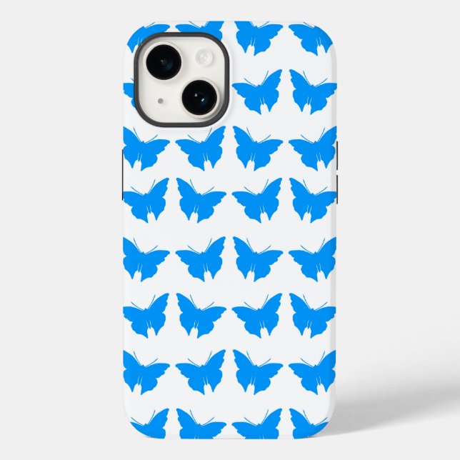 Light Blue Bold Mod Butterflies (Baksida)