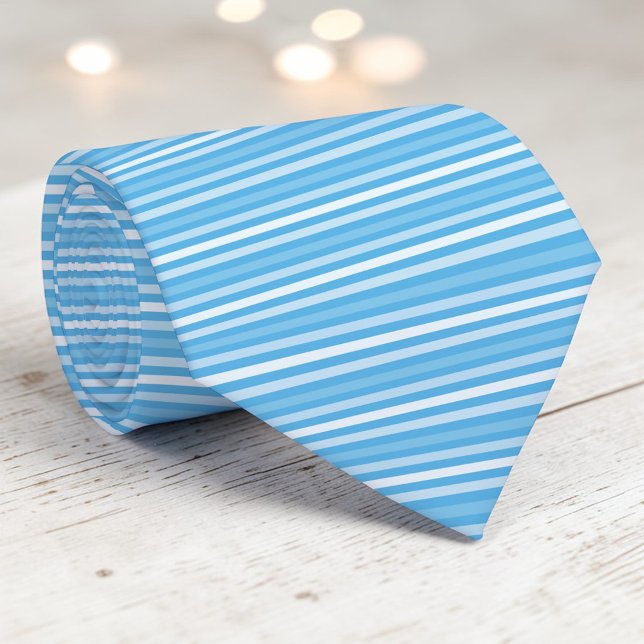 Light Blue Color Stripes Necktie Slips (Skapare uppladdad)