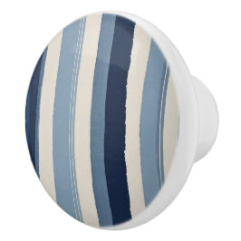 light-blue, dark-blue and white stripes knopp