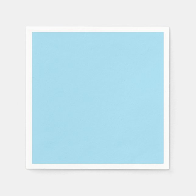 Light Blue Färg 1 Pappersservett (Framsidan)