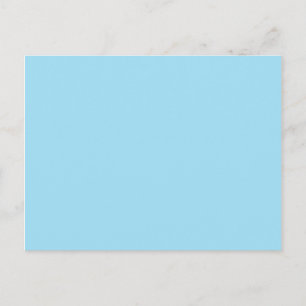 Light Blue Färg 1 Vykort