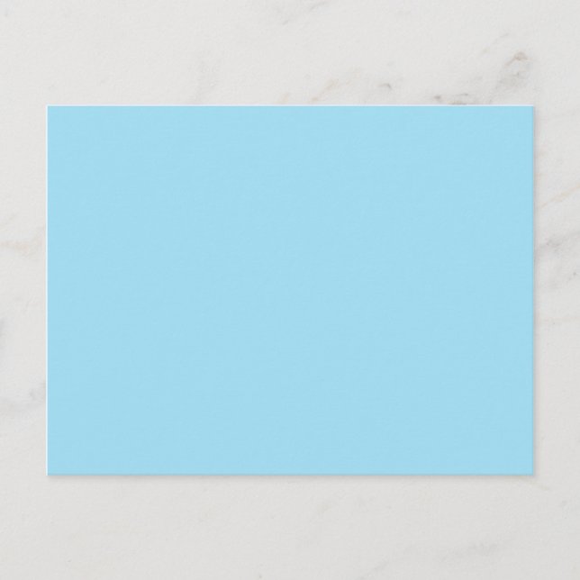 Light Blue Färg 1 Vykort (Framsida)