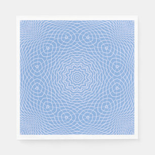 Light Blue Faux Tulle Design Pappersservett