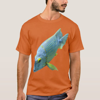 Light Blue Fish Classic TShirt T Shirt