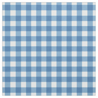 Light Blue Gingham Tyg