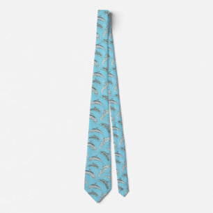 Light Blue Hawaiian Tribal Dolphins Slips