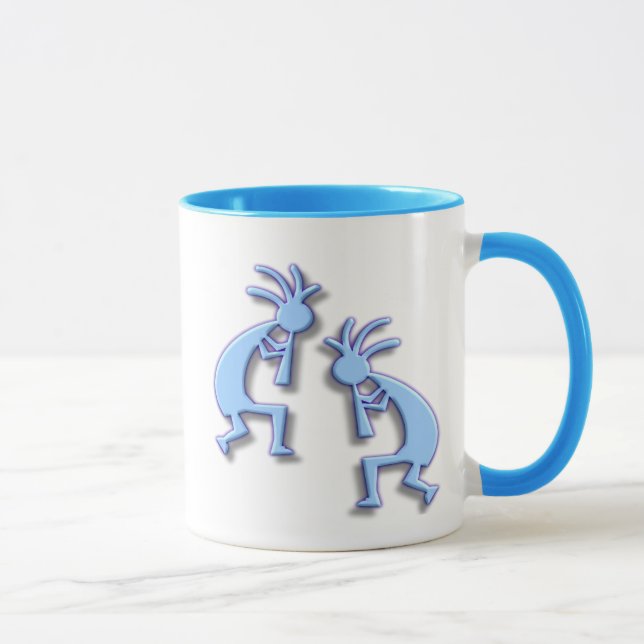 Light Blue Kokopelli Mugg (Höger)