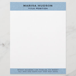 Light blue Linen Fabric Texture Brevhuvud