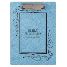 Light Blue Linen Struktur Black Vintage Ram