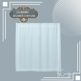 LIght Blue med White Gräns