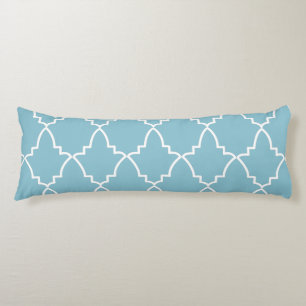 Light Blue Moroccan Lattice Mönster Kroppskudde