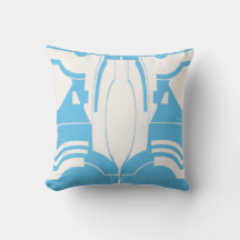 Light Blue on White Classic Mediterranean Motif