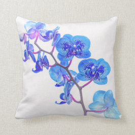 Light Blue Orchid Dekorativ kudde
