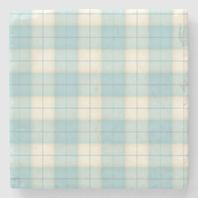Light Blue Play Tartan Stenunderlägg (Framsidan)