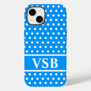 Light Blue Polka dots