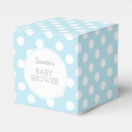 Light Blue Polka dots Presentaskar