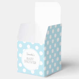 Light Blue Polka dots Presentaskar