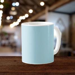 Light Blue Solid Färg Kaffemugg