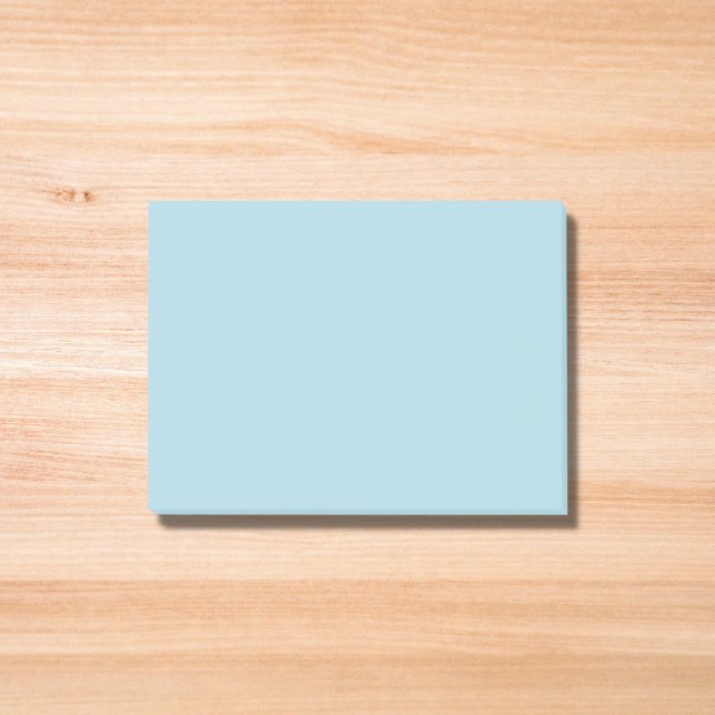 Light Blue Solid Färg Post-it Block (Skapare uppladdad)