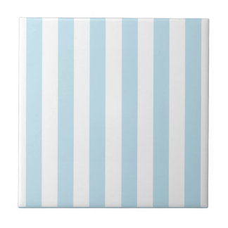 Light Blue Stripes Kakelplatta