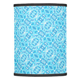 Light blue & White Ocean Mandala Art