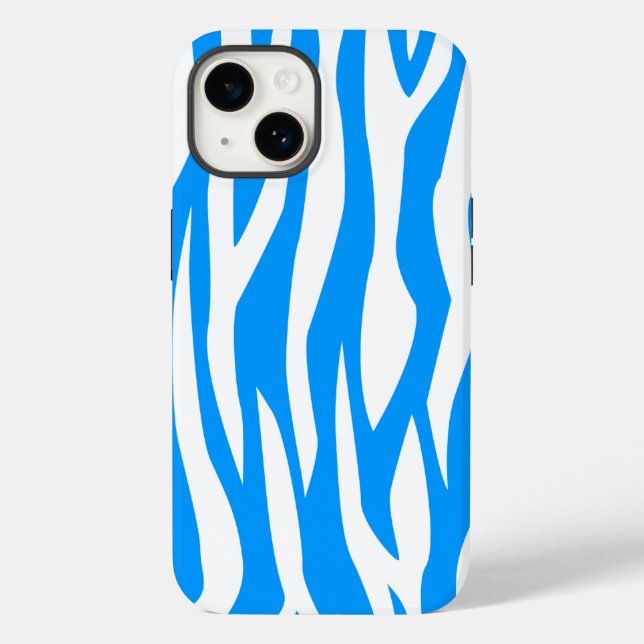 Light Blue Zebra tryck (Baksida)