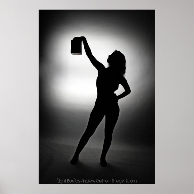 "Light Box" av Andrew Gettler Poster (Framsidan)