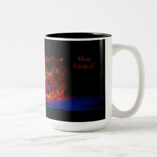 Light Brick God jul Två-Tonad Mugg
