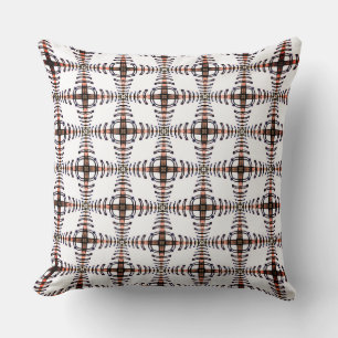Light Bronze of Black Stitches Dekorativ kudde