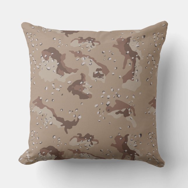 Light Brown Camo | Fars dag Gift Kudde (Framsida)