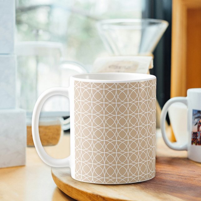 Light Brown Circle Mug Kaffemugg (Skapare uppladdad)