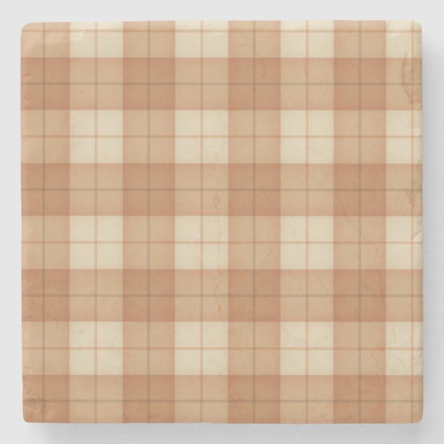 Light Brown Play Tartan Stenunderlägg (Framsidan)