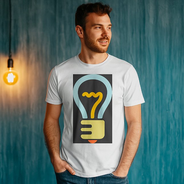 Light Bulb Icon Manar T-Shirt (Skapare uppladdad)